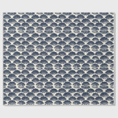 Elegant marine ventilator rooster cadeaupapier (Vlak)