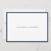 Elegant marine White Certificate of Authenticity (Achterkant)