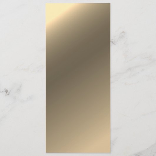 Elegant marineblauw en gouden Afstuderen Menu (Achterkant)