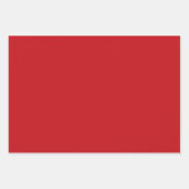 Elegant marineblauw groen rode vaste, moderne inpakpapier vel (Voorkant 2)