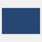 Elegant marineblauw groen rode vaste, moderne inpakpapier vel (Voorkant)