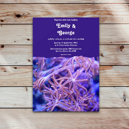 Elegant marinekoraalriffen Nautical Coastal Weddin Kaart