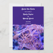 Elegant marinekoraalriffen Nautical Coastal Weddin Save The Date (Voorkant)