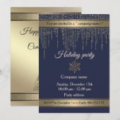 Elegant marinesfeest kaart (Voorkant / Achterkant)