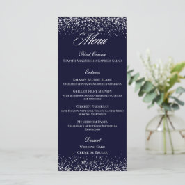 Elegant marinetafel-menukaart Formele gebeurtenis Menu