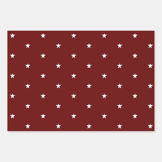 Elegant marinier groene sterren inpakpapier vel (Voorkant 2)