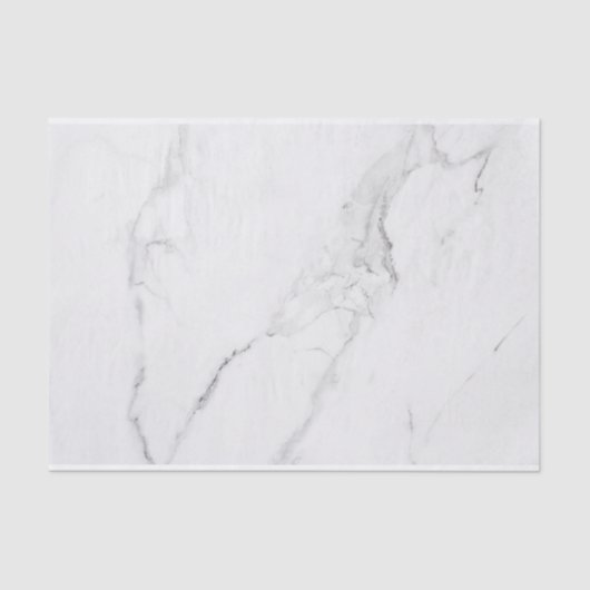 Elegant marmer en krans bruiloft weefsel papier (Voorkant)