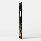 Elegant marmer & goud: Abstracte zeshoek textuur Case-Mate iPhone Case (Achterkant / Rechts)