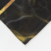 Elegant marmer & goud: Abstracte zeshoek textuur Fleece Deken (Hoek)
