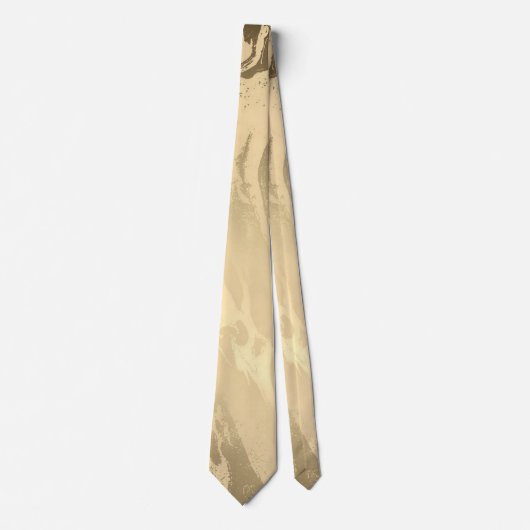 Elegant marmer goud stropdas (Voorkant)