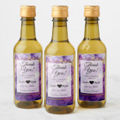 Elegant marmer Hartelijk dank voor het etiket van  (Flessen)