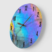 Elegant marmer kleurrijk grote klok (Hoek)