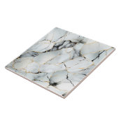 Elegant marmer met goud en koperscheuren tegeltje (Zijkant)