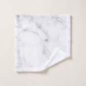Elegant Marmer Mrs Vrijgezellenfeest Gift Bad Handdoek (Wasdoekje)