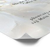 Elegant, Marmer, Salon, Prijslijst Poster (Hoek)