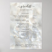 Elegant, Marmer, Salon, Prijslijst Poster (Voorkant)