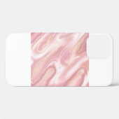 Elegant marmer textuur. Roos goudvloeistof glanzen Case-Mate iPhone Case (Achterkant (horizontaal))