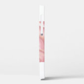 Elegant marmer textuur. Roos goudvloeistof glanzen Case-Mate iPhone Case (Achterkant / Links)