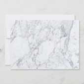 Elegant  marmer Wedding Save the Date (Achterkant)