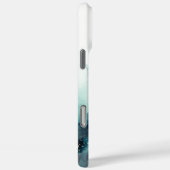 Elegant marmeren agaat patroon script Case-Mate iPhone case (Achterkant / Rechts)