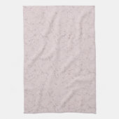 Elegant marmeren design Blush roze grijs Theedoek (Verticaal)