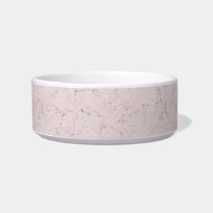 Elegant marmeren design Blush roze grijs Voerbakje