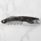 Elegant Marmeren Housewarming Patroon Kurkentrekker (Achterkant)