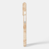 Elegant Marmeren Monogram- Rock Textuur Case-Mate iPhone Case (Achterkant / Links)