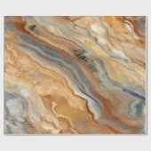 Elegant Marmeren Naadloos Patroon Cadeaupapier (Vlak)