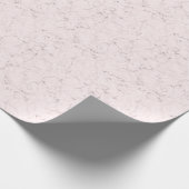 Elegant marmeren patroon Abstract licht roze Cadeaupapier (Hoek)