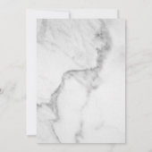 Elegant Marmeren Raaf Halloween Kostuumfeest Kaart (Achterkant)