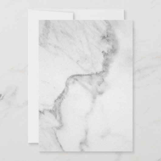 Elegant Marmeren Raaf Halloween Kostuumfeest Kaart (Achterkant)