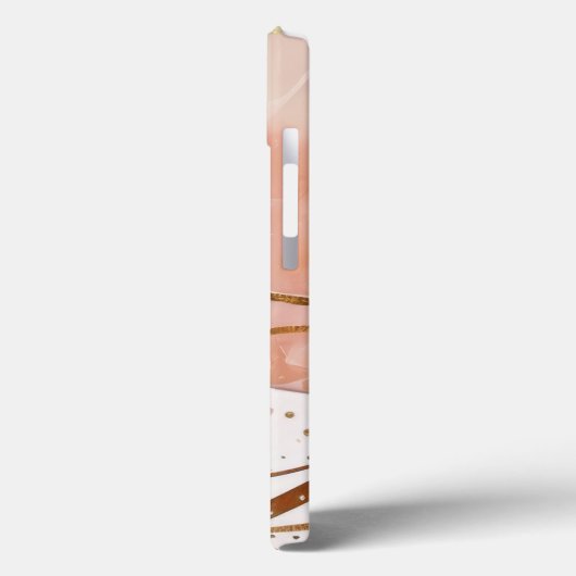 Elegant marmeren Roos goud Case-Mate iPhone Case (Achterkant / Links)