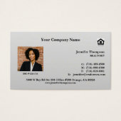 Elegant marmeren Visitekaartje met gouden glitter (Voorkant)