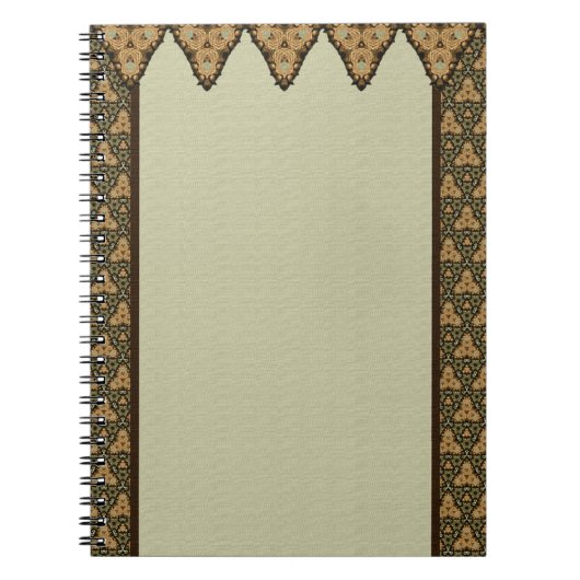 Elegant Marokkaans design Notitieboek (Voorkant)