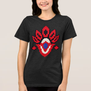 Elegant Marokkaans Sierpatroon   Traditioneel  Tri-Blend Shirt