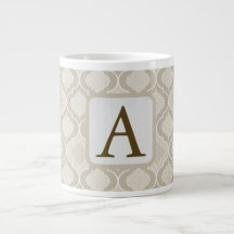 Elegant Marokkaans trellispatroon in neutrale tint