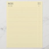 Elegant maroon Diamond Reciper Divider/Index (Achterkant)