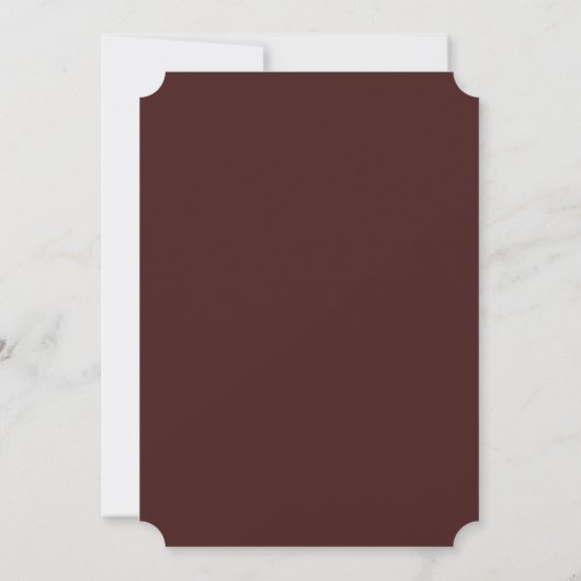 Elegant Maroon | Goudacademiedivisie Kaart (Achterkant)