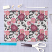 Elegant Maroon Pink Burgundy Roos Flower Tissuepapier (Craft)