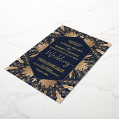 Elegant marvy and real gold folie scriptletters uitnodiging (Gedraaid)