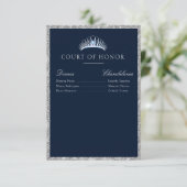 Elegant marvy & Silver Court of Eerkaart Kaart (Staand voorkant)