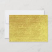 Elegant Masala Burgundy Gold Wedding Save the Date (Achterkant)