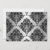 Elegant Mask Heels Masquerade Photo Sweet 16 Kaart (Achterkant)