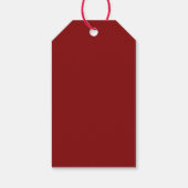 Elegant Maskerade Huwelijksgunst Cadeaulabel (Achterkant)