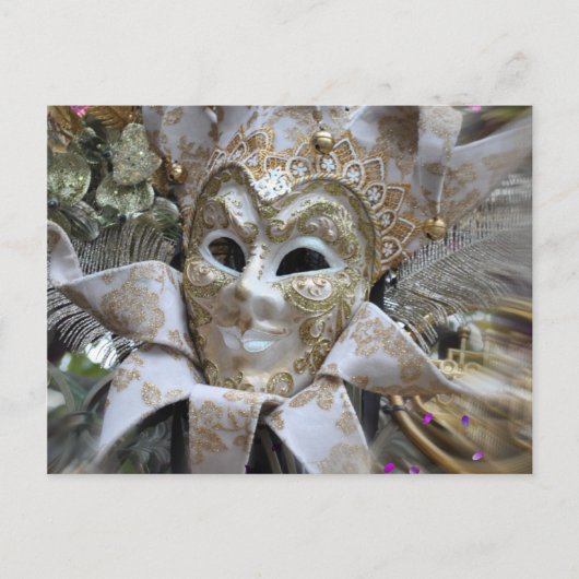 Elegant Maskerade Masker Ansichtkaart Briefkaart (Voorkant)