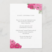 Elegant Mason Jar Insert Card Informatiekaartje (Voorkant)