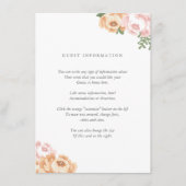 Elegant Mason Jar Insert Card Informatiekaartje (Voorkant)