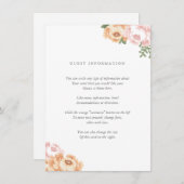 Elegant Mason Jar Insert Card Informatiekaartje (Voorkant / Achterkant)