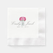 Elegant Mason Jar Servetten (Voorkant)